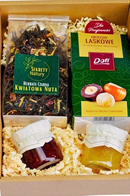 Dzień Nauczyciela PREZENT elegancki zestaw dla wychowawcy HERBATA SŁODYCZE